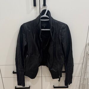 Mackage Women's Black Leather Jacket